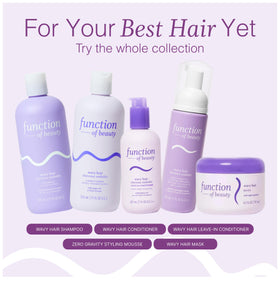 Function of Beauty ingredients label focusing on babassu and argan oils for hydration