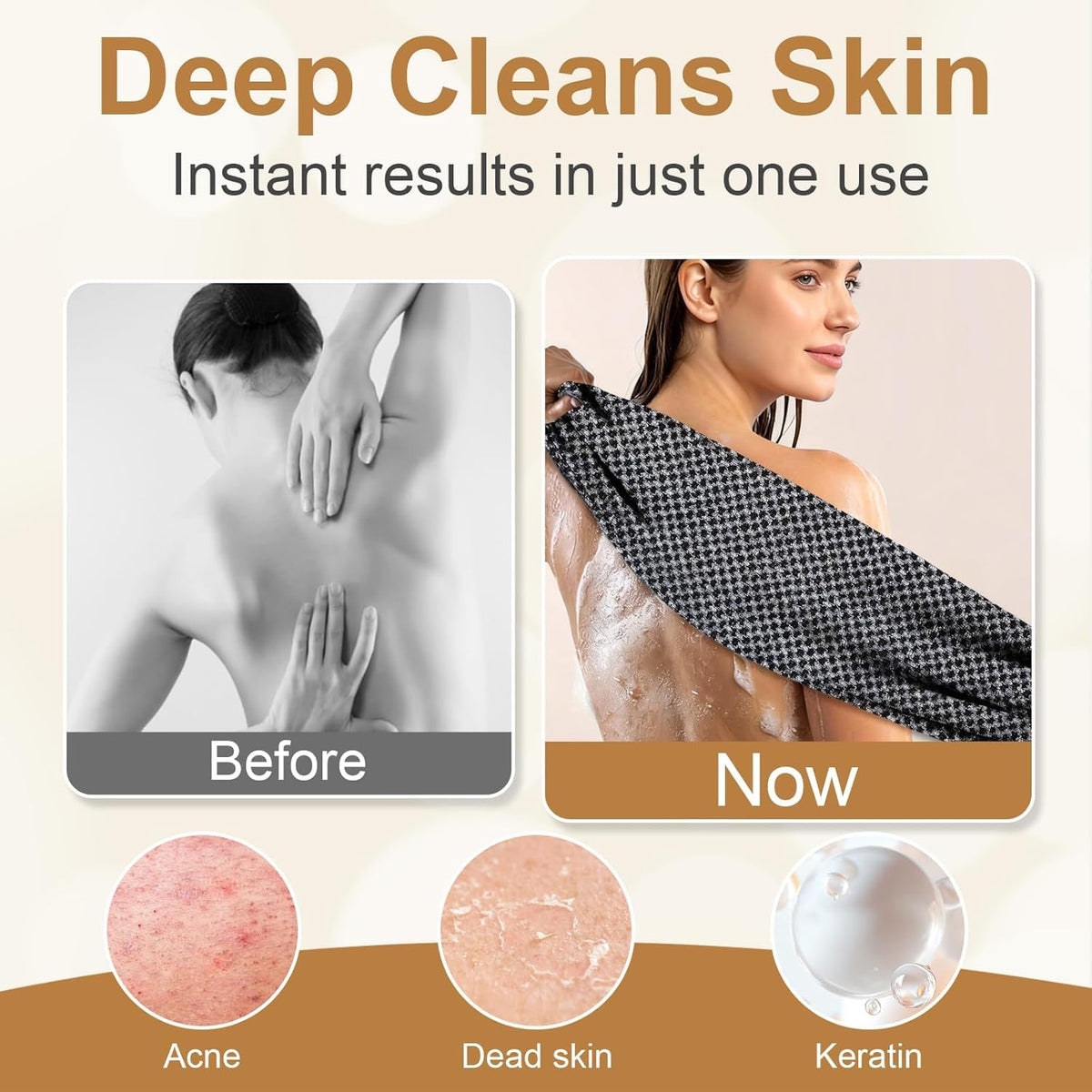 Funfunman Blissal dual-sided view showing gentle and exfoliating sides