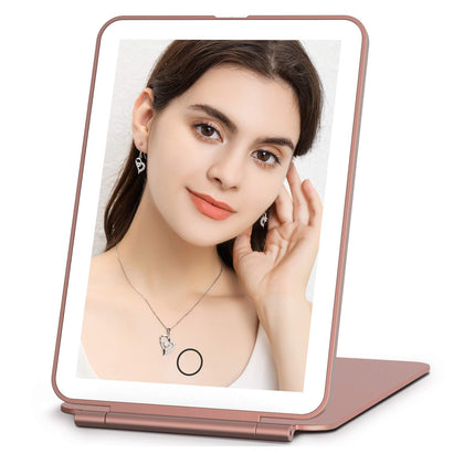 FUNTOUCH front folded mirror showing compact travel-ready design and portability