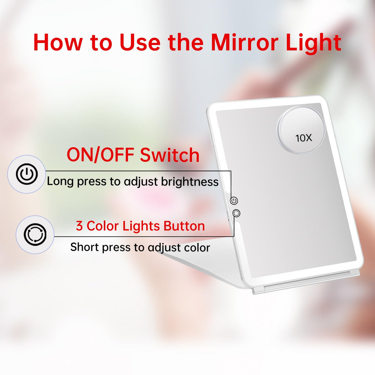 FUNTOUCH LED lights in warm mode creating natural evening warmth