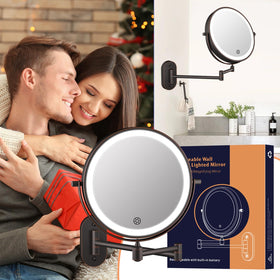 FUNTOUCH lifestyle bathroom vanity setup showing real-world lighting accuracy benefit