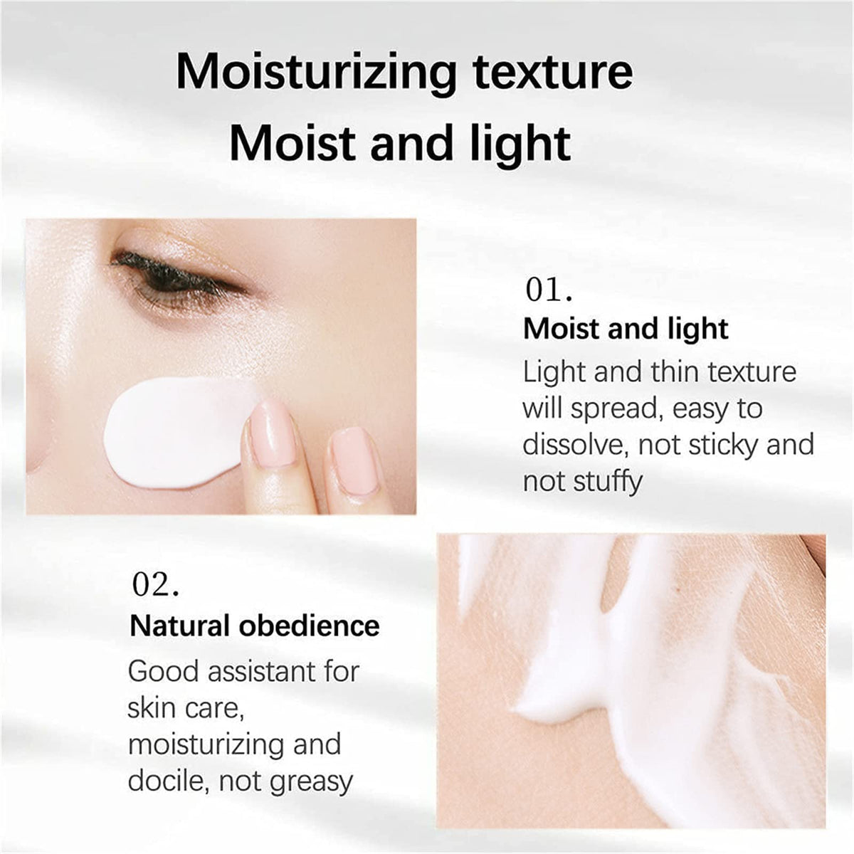 fupah application on face demonstrating even coverage and ease