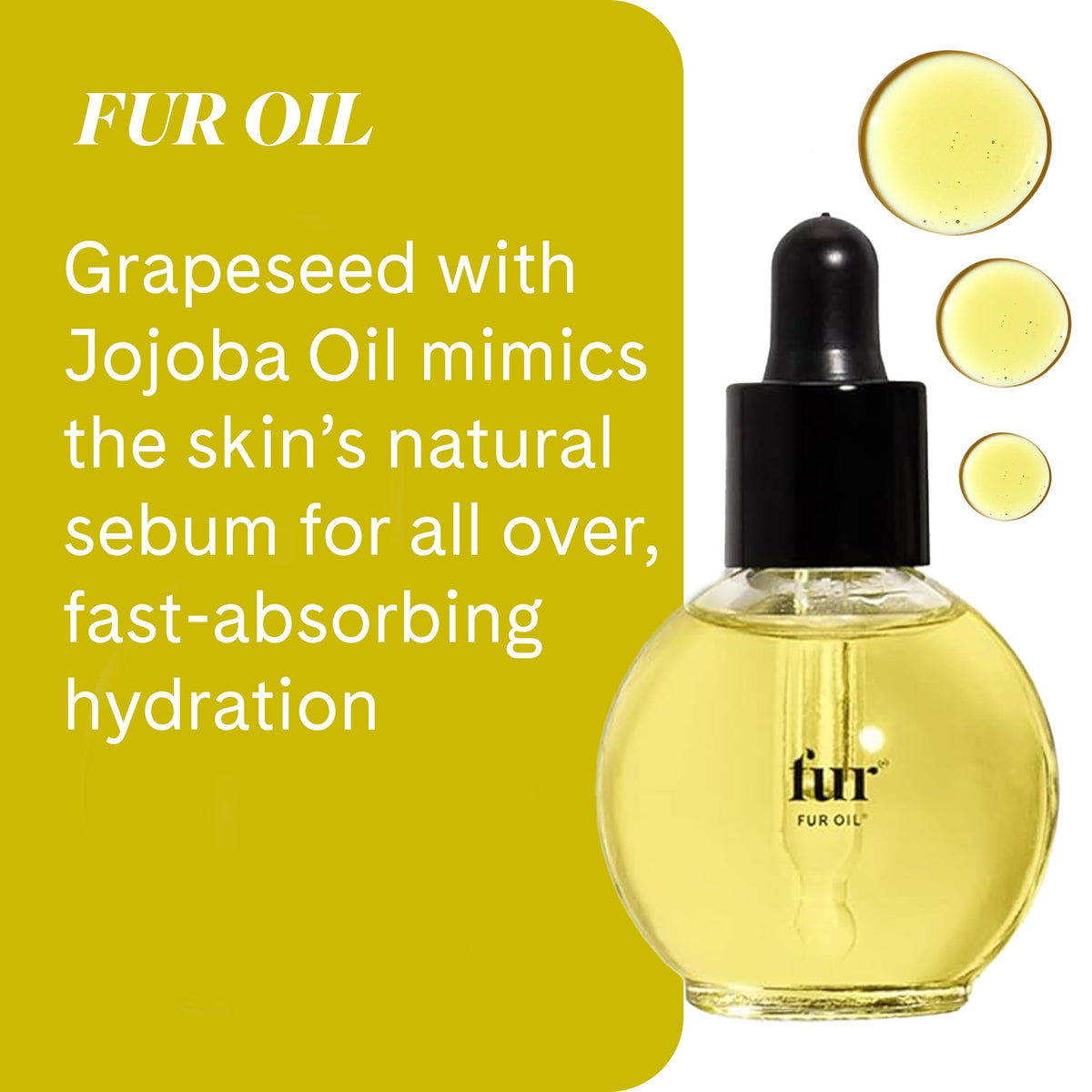 Fur products applied after shaving to soothe skin and reduce bumps