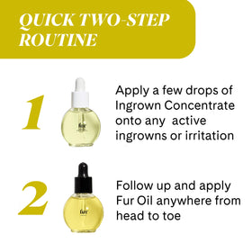 Fur concentrate dropper detail highlighting precise application control