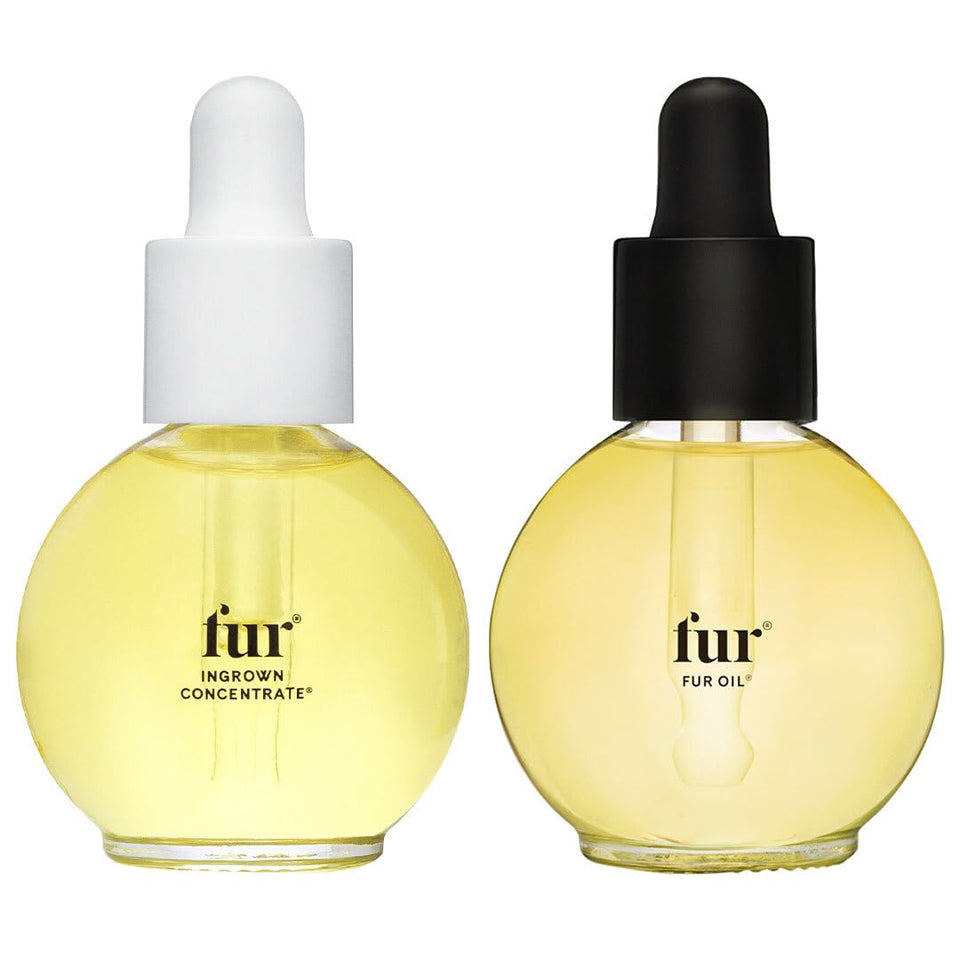 Fur duo front packaging showing both bottles and product benefits