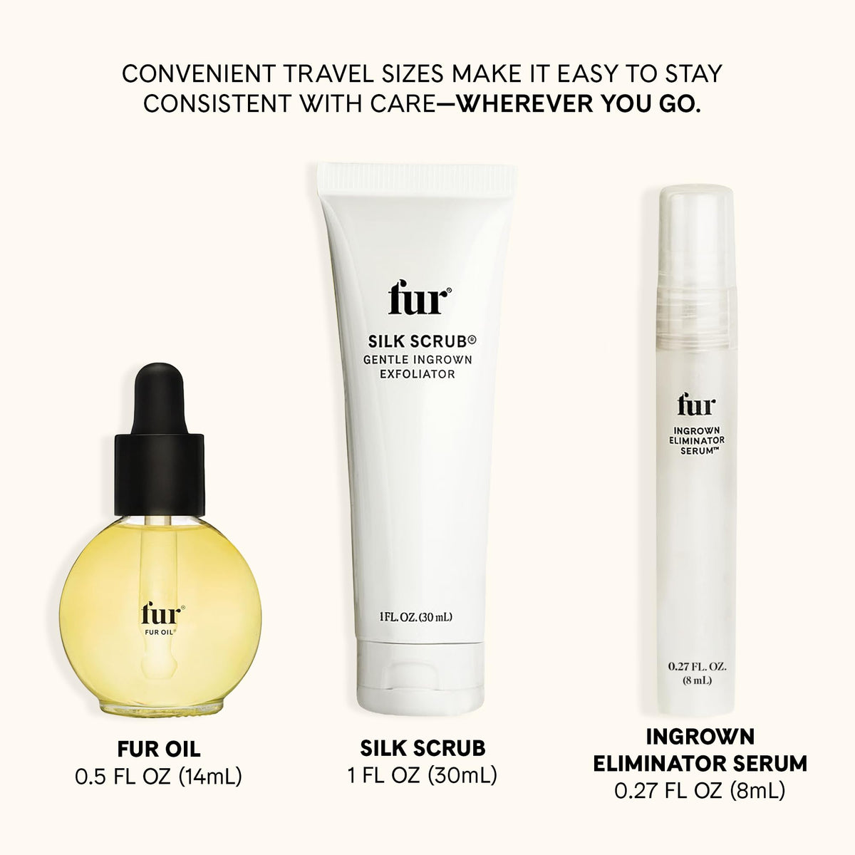 Fur results on legs showing smoother skin after routine use