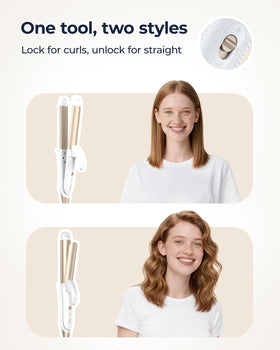 FURIDEN Lite smoothing frizz into sleek straight hair quickly