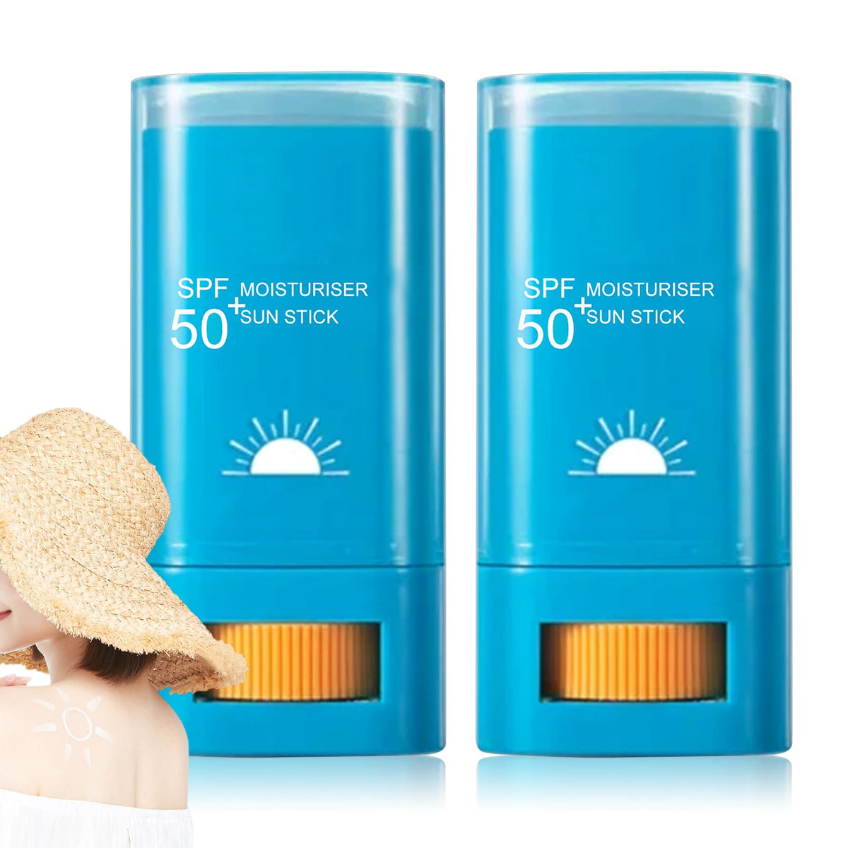 Fusang front packaging showing two sunscreen sticks and product benefits