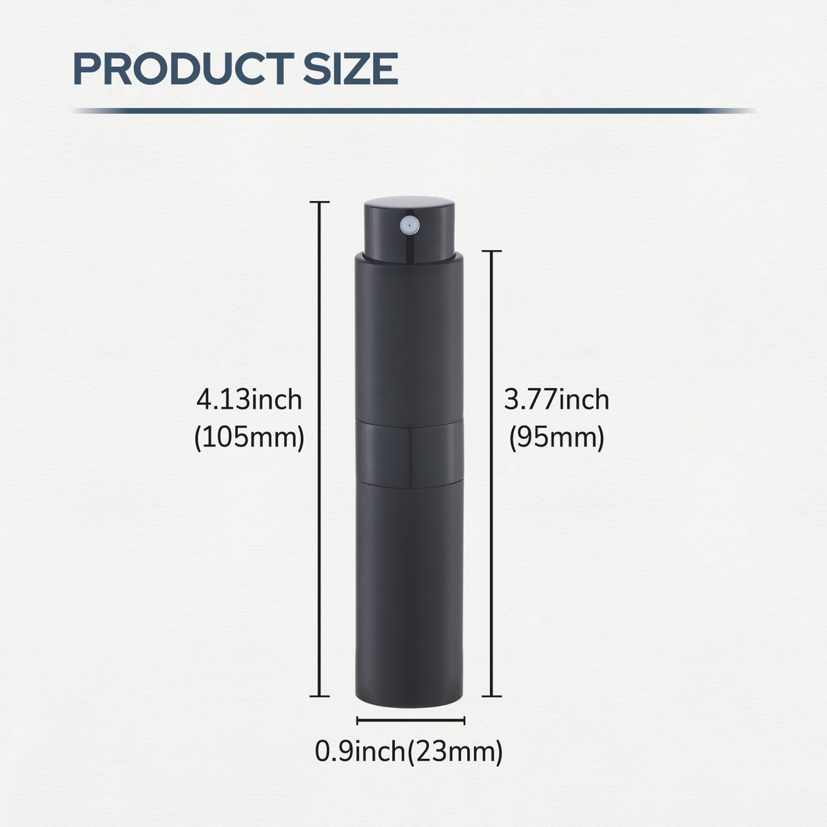 Fusupak atomizer inside a travel bag ready for commute and trips