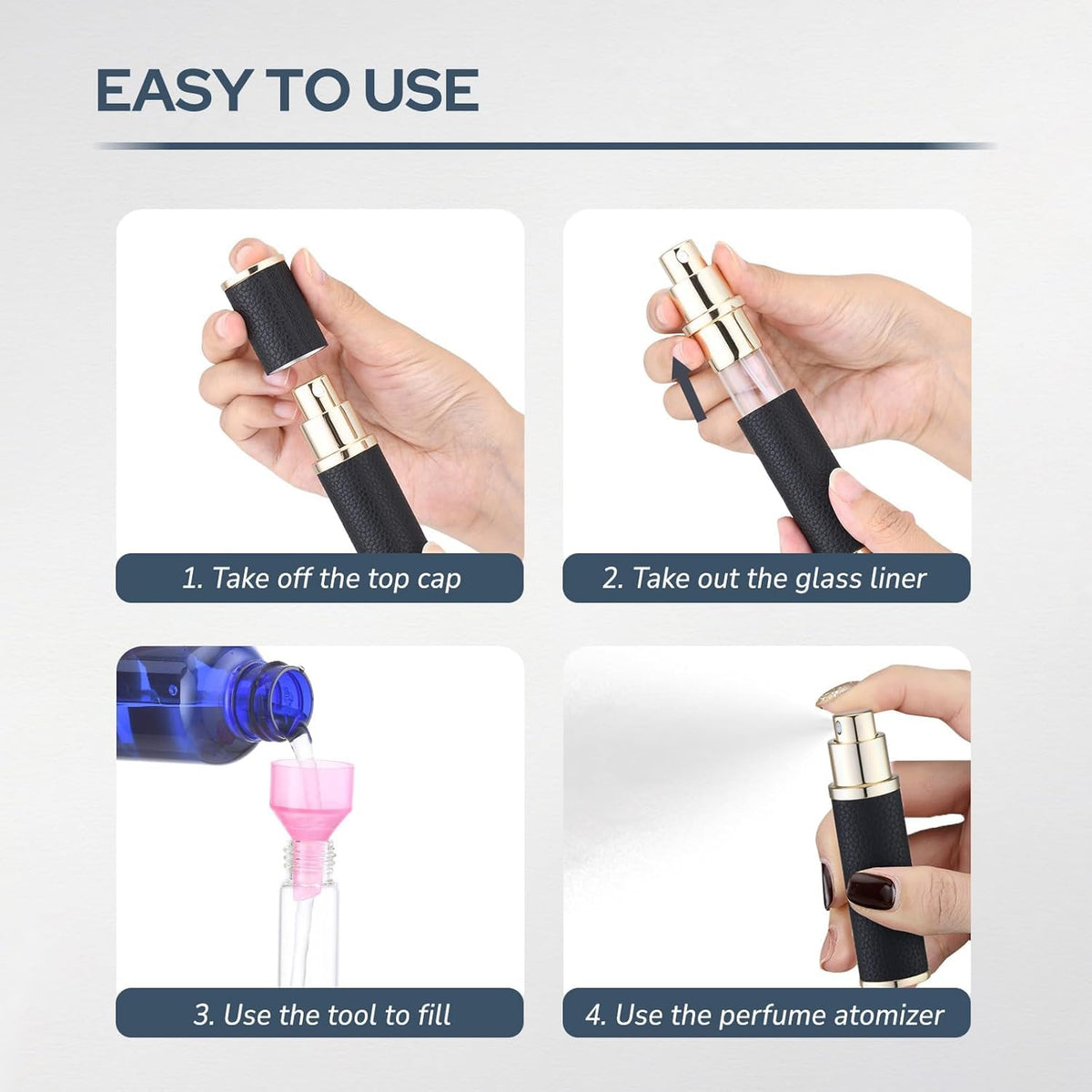 Fusupak atomizer producing fine mist to demonstrate even spray and efficient application