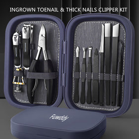 Fuwddy kit on bathroom vanity conveying everyday use and tidy storage