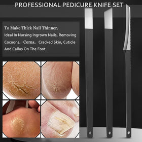Fuwddy trimming a thick toenail demonstrating control and reduced slippage