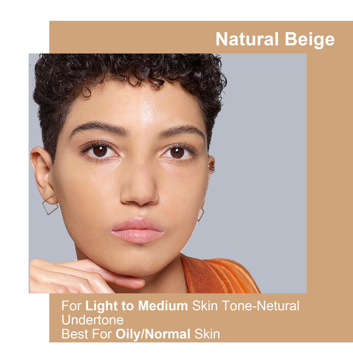 FV foundation on makeup sponge demonstrating buildable layers and even finish benefit