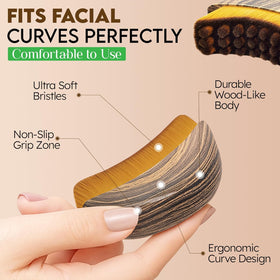 Fvaql close-up of ultra-soft bristles demonstrating gentle glide
