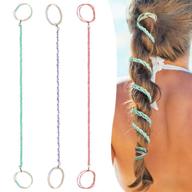 FVOLREM front packaging showing colorful spiral hair ties and benefits