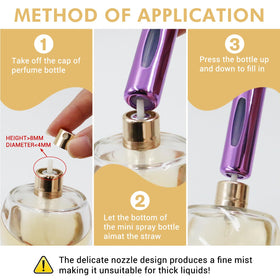 Fvqqio aluminum shell detail illustrating durable protection for perfumes