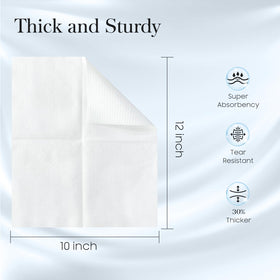 FYGRIP absorbency demo with liquid on sheet demonstrating quick uptake