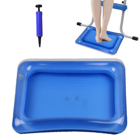 FysaH front view of inflated foot basin showing clean rim and easy access