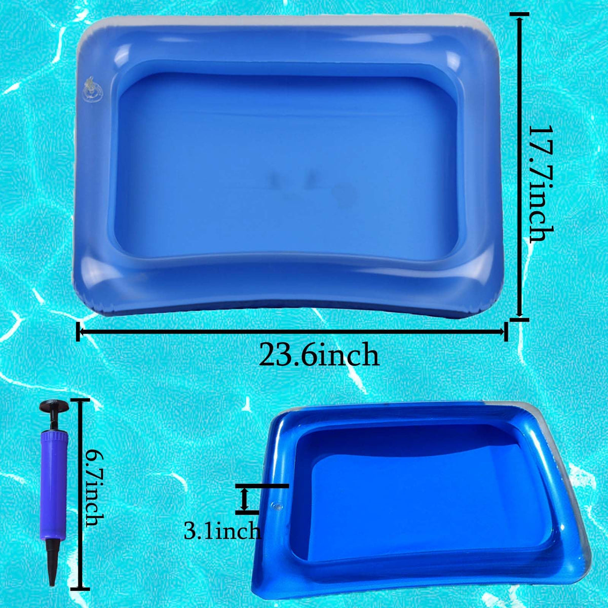 FysaH side profile of basin demonstrating stable, ankle-depth capacity