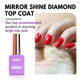 FZANEST brush applying base gel illustrating easy application and precise control
