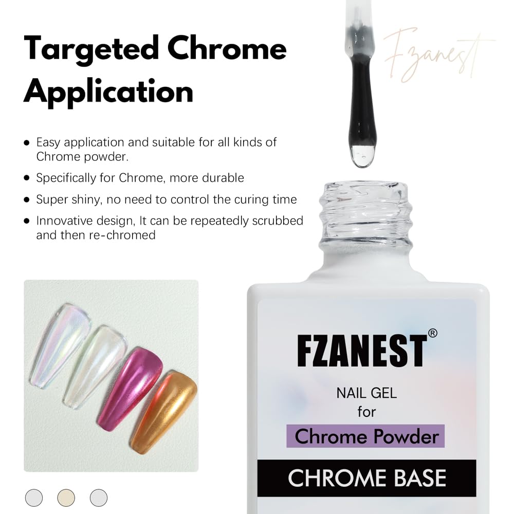 FZANEST brush close-up demonstrating smooth gel texture and easy application