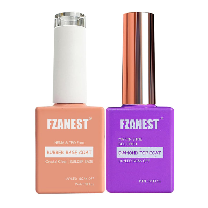 FZANEST front packaging showing base and top coat, clear product identity and benefit