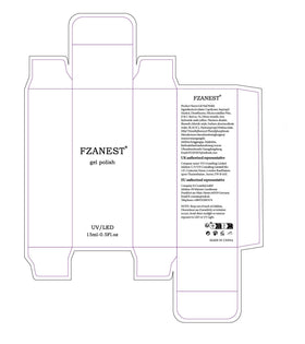 FZANEST label detail emphasizing no-wipe formula and product benefits