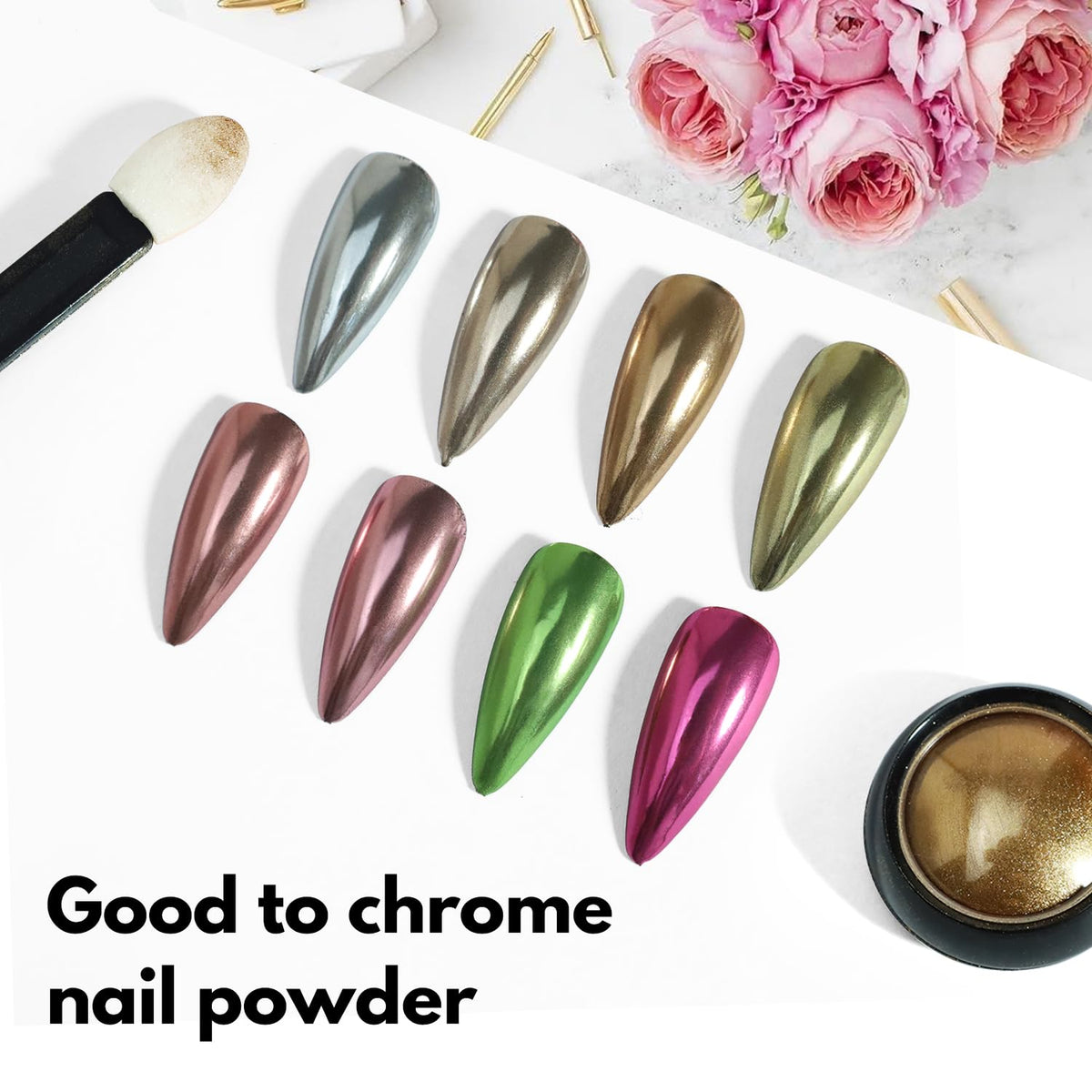 FZANEST texture swatch on nail wheel showing even pigment and coverage