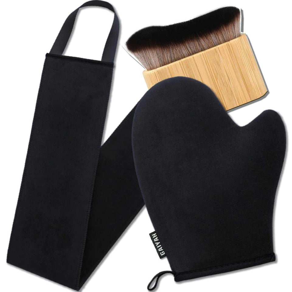 G GAIYAH front view of mitt kit showing complete applicator set and convenience