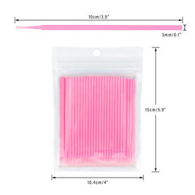 g2plus close-up of 2.0mm cotton tip highlighting soft non-linting absorbent surface for precision