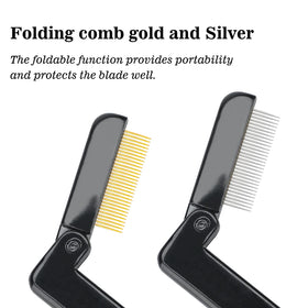 G2PLUS comb held in hand to show compact size and easy grip