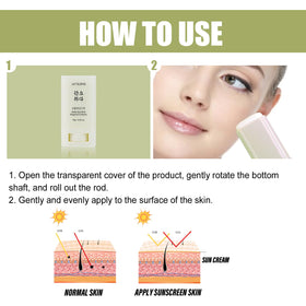 Gaayou matte finish on skin illustrating non-greasy benefit