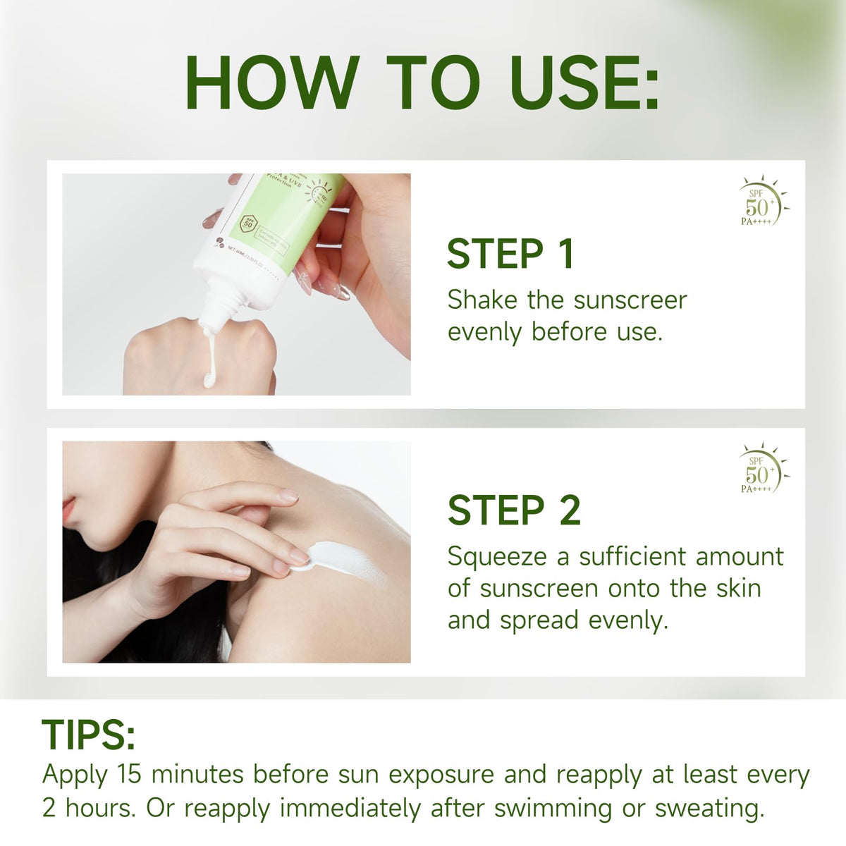 Gaayou sunscreen in outdoor setting illustrating water-resistant protection