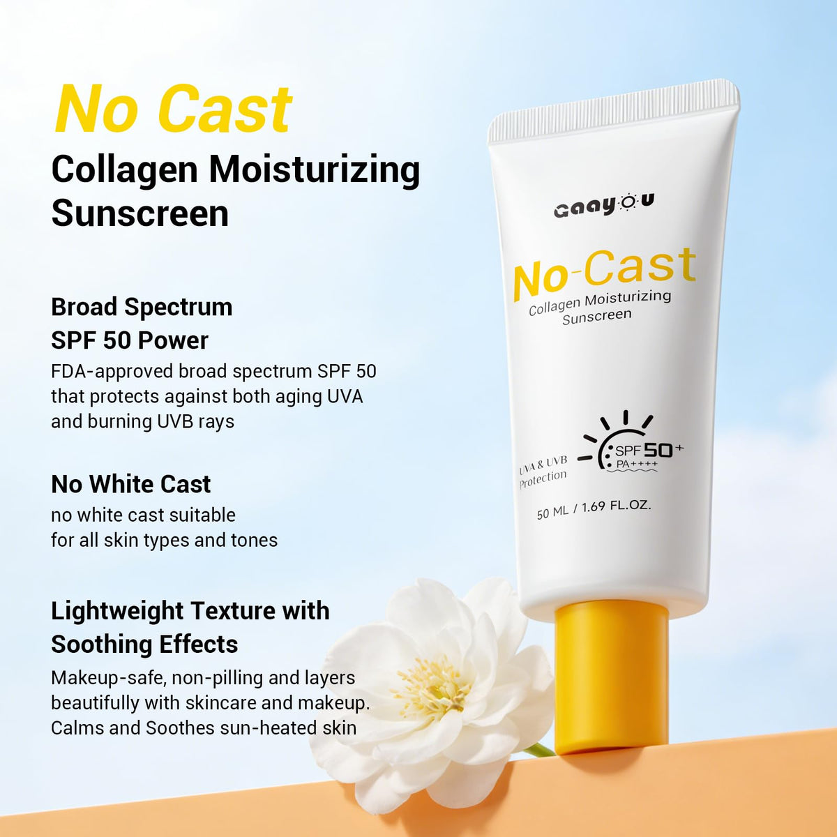 Gaayou pump dispensing lotion for controlled, mess-free use