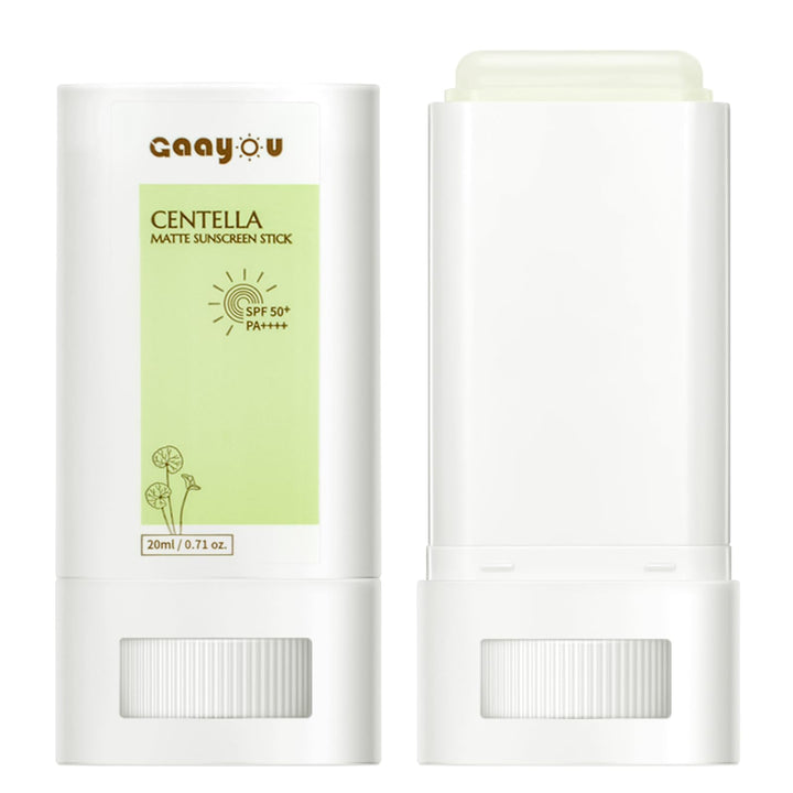 Gaayou sunscreen stick front packaging showing compact travel-ready design