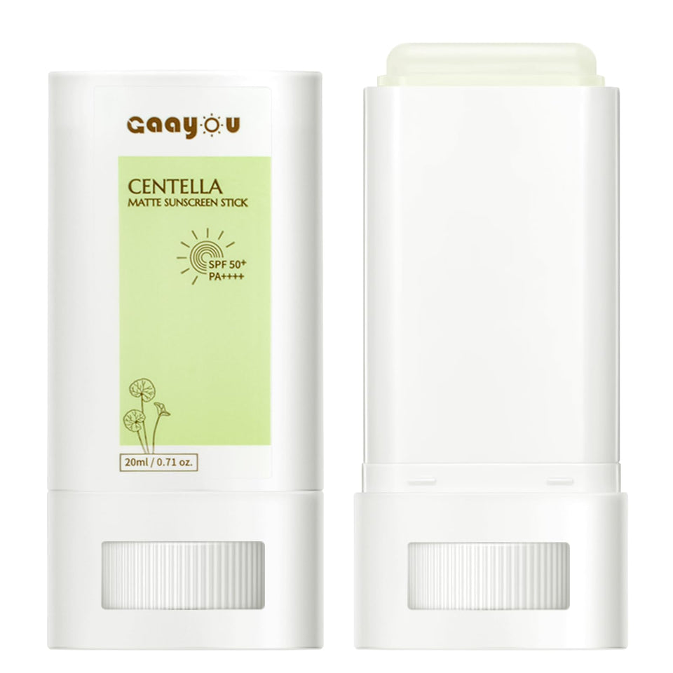 Gaayou sunscreen stick front packaging showing compact travel-ready design