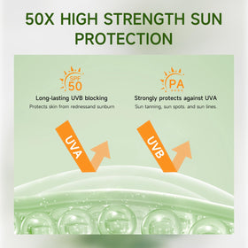 Gaayou sunscreen stick held in hand to show pocket-sized portability benefit