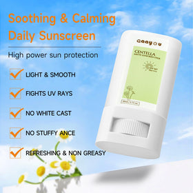 Gaayou sunscreen stick inside travel pouch ready for reapplication on-the-go