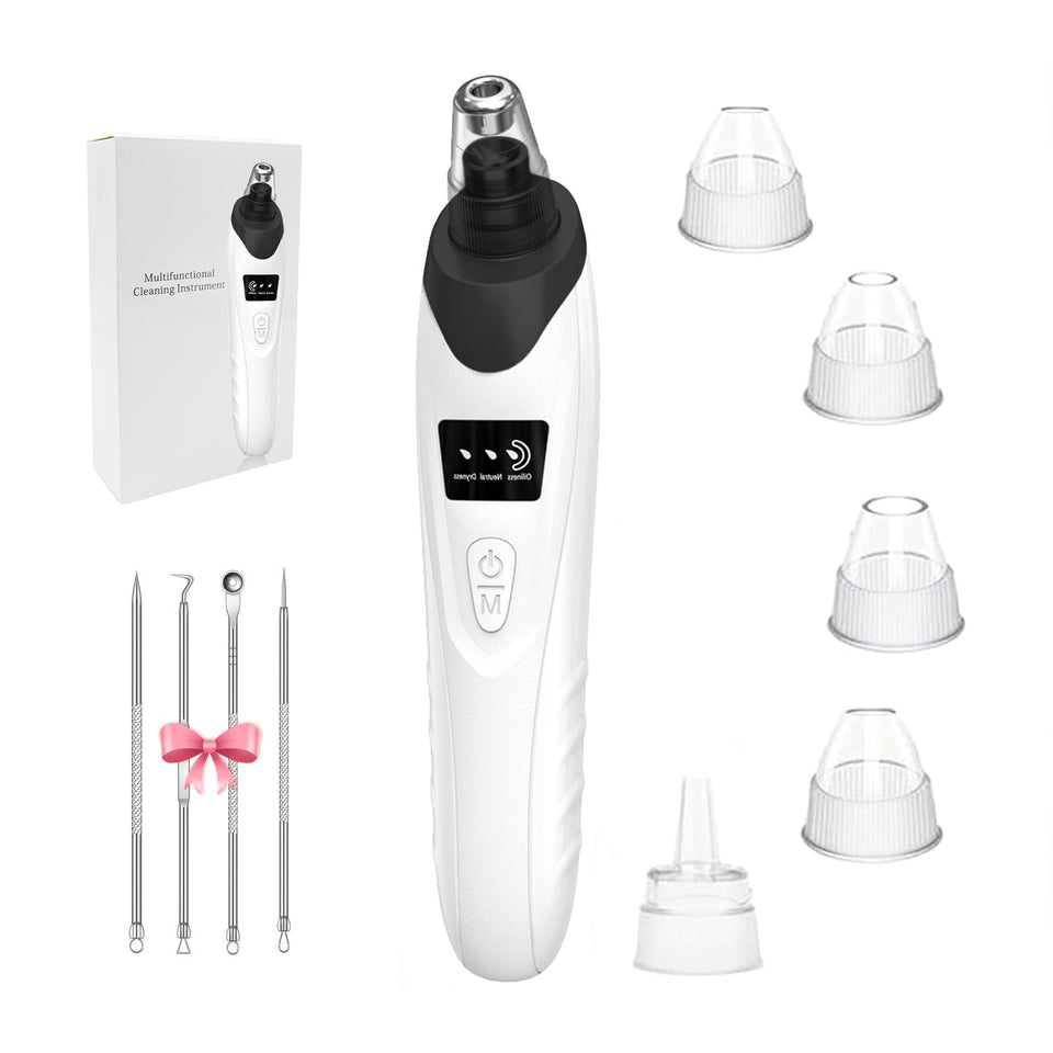 Gackoko front view of pore vacuum showing compact design and easy grip benefit