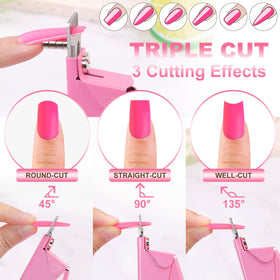 GA&EN demonstration of three angle settings for versatile nail shaping benefit