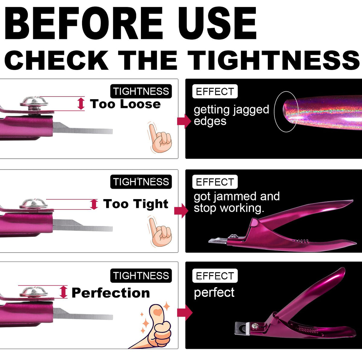 GA&EN angle setting indicators showing three angles for versatile shaping