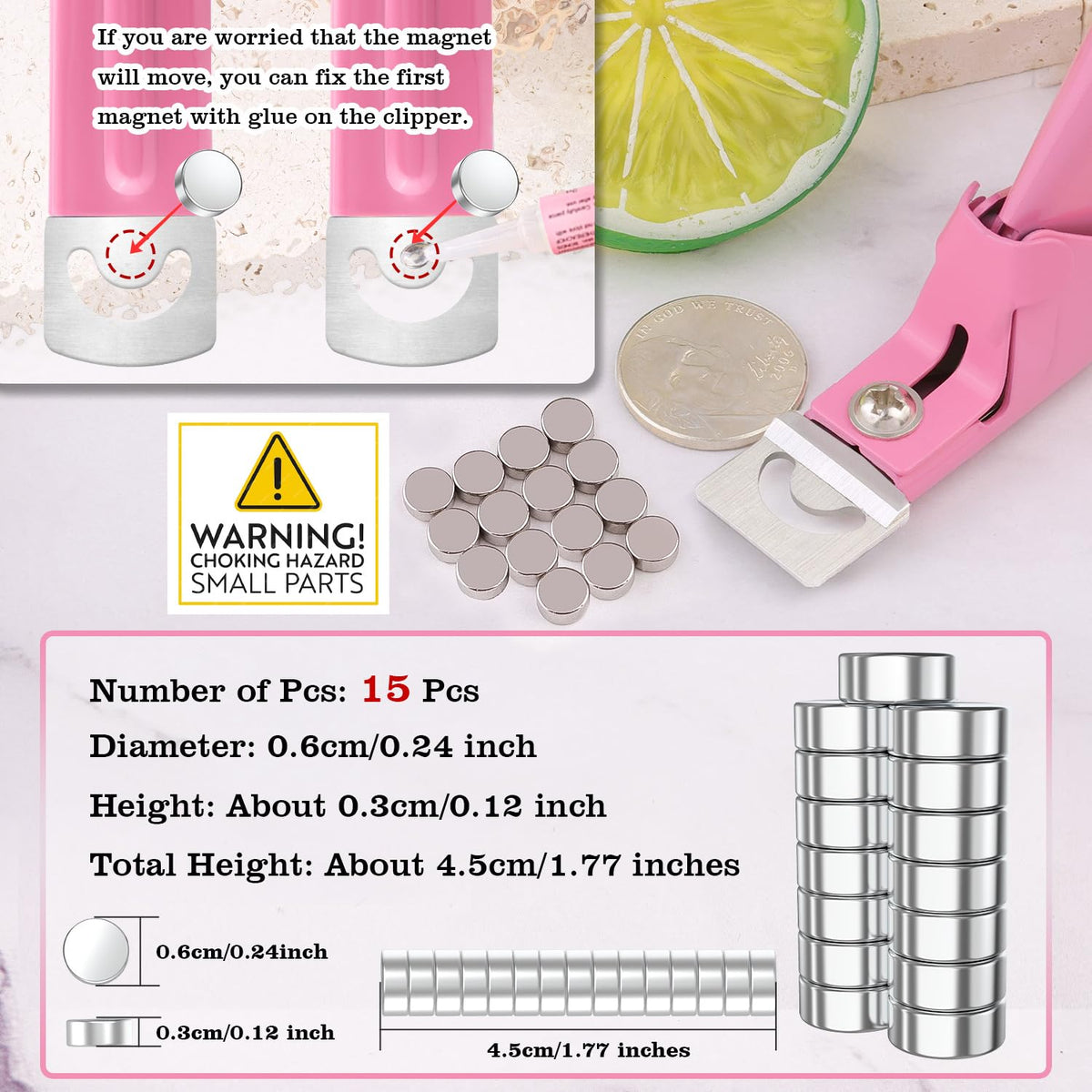 GA&EN close-up of sharp blade detail for precise clean cuts on nails