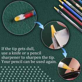 GA&EN pencil picking a rhinestone on a nail for faster application