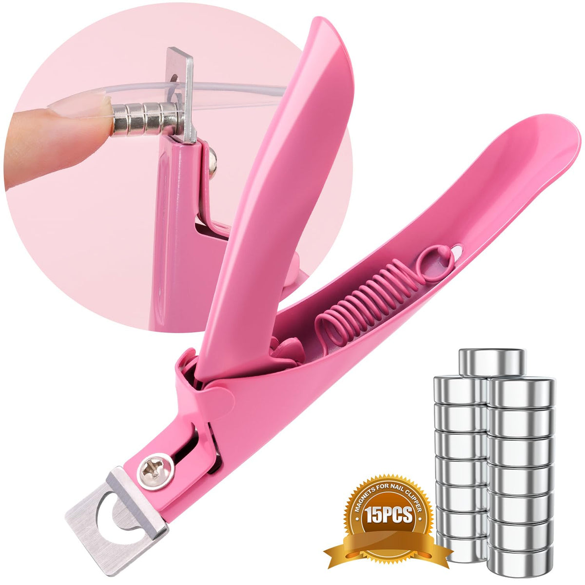 GA&EN light pink clipper front view showing compact design and professional look