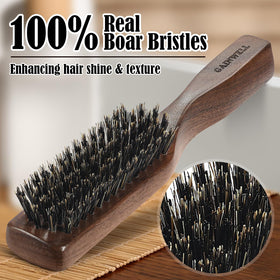 GAINWELL closeup of wild boar bristles showing firm texture and oil distribution