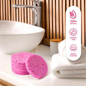 GAINWELL sponges at spa station showing professional disposable hygiene