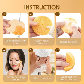 GAINWELL sponge in palm highlighting compact travel-friendly size