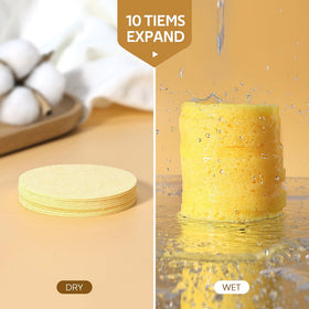 GAINWELL sponge removing makeup illustrating quick clean removal