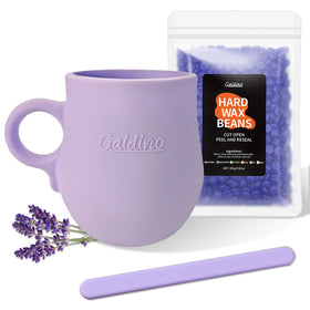 Galdino silicone wax cup front view showing compact design and safety