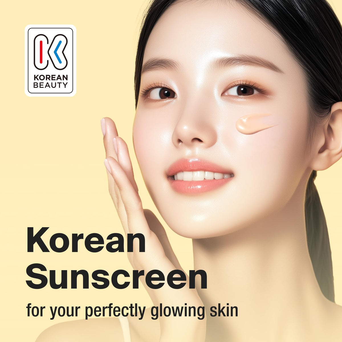 GANGNAM GLOW creamy lightweight texture close-up for fast absorption